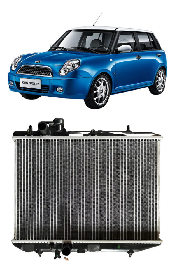 Radiador Motor Lifan 320 4 Cil C/aa 2011 Tubo Chato