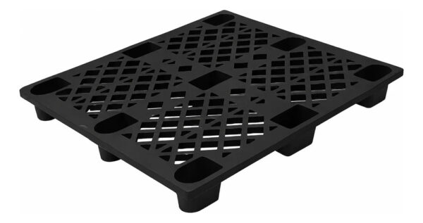 Pallet Apilable De Plástico Negro Negro