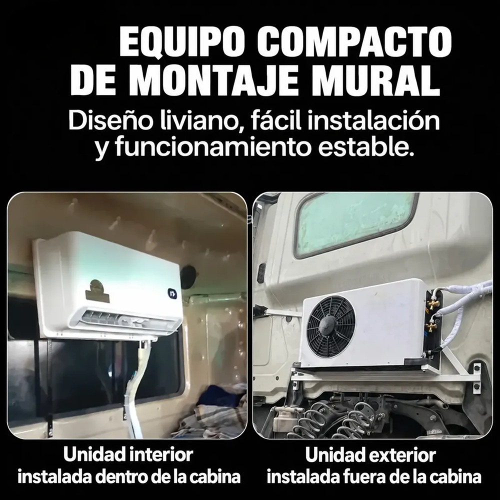 Equipo De Aire Acondicionado Para Camión / Motor Home 12v - Imagen 4