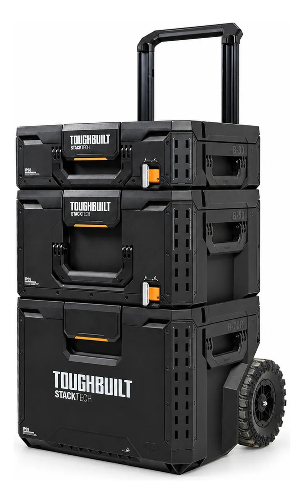 Caja De Herramientas Profesional Con Ruedas Calidad Premium Negro