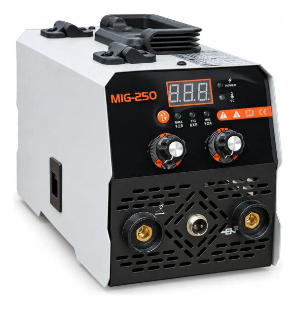 Soldadora Inverter Ernas 250a 2 En 1 Mig Mma 110v Blanco